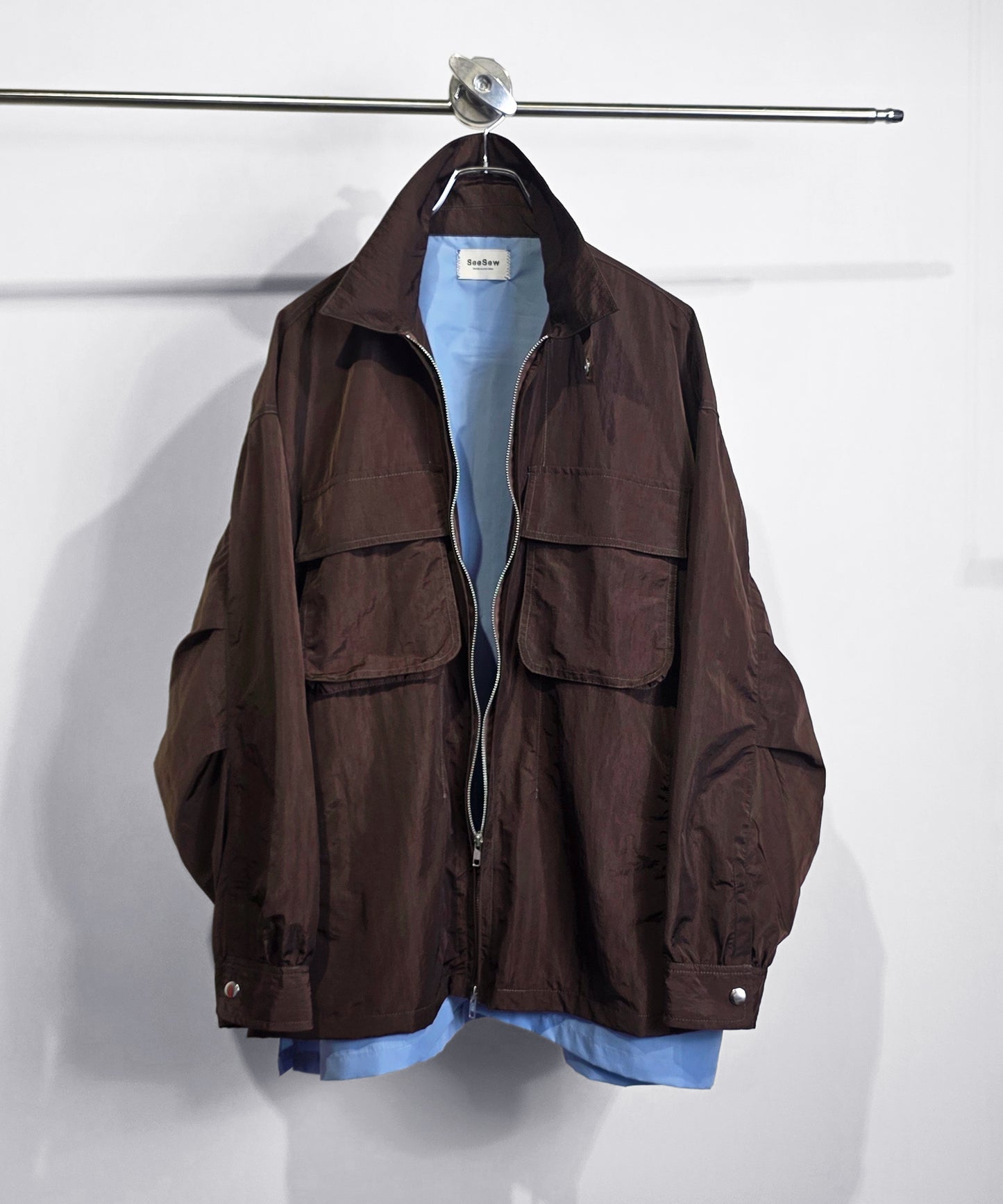 【予約商品】LAYERED ZIP SHIRT JACKET