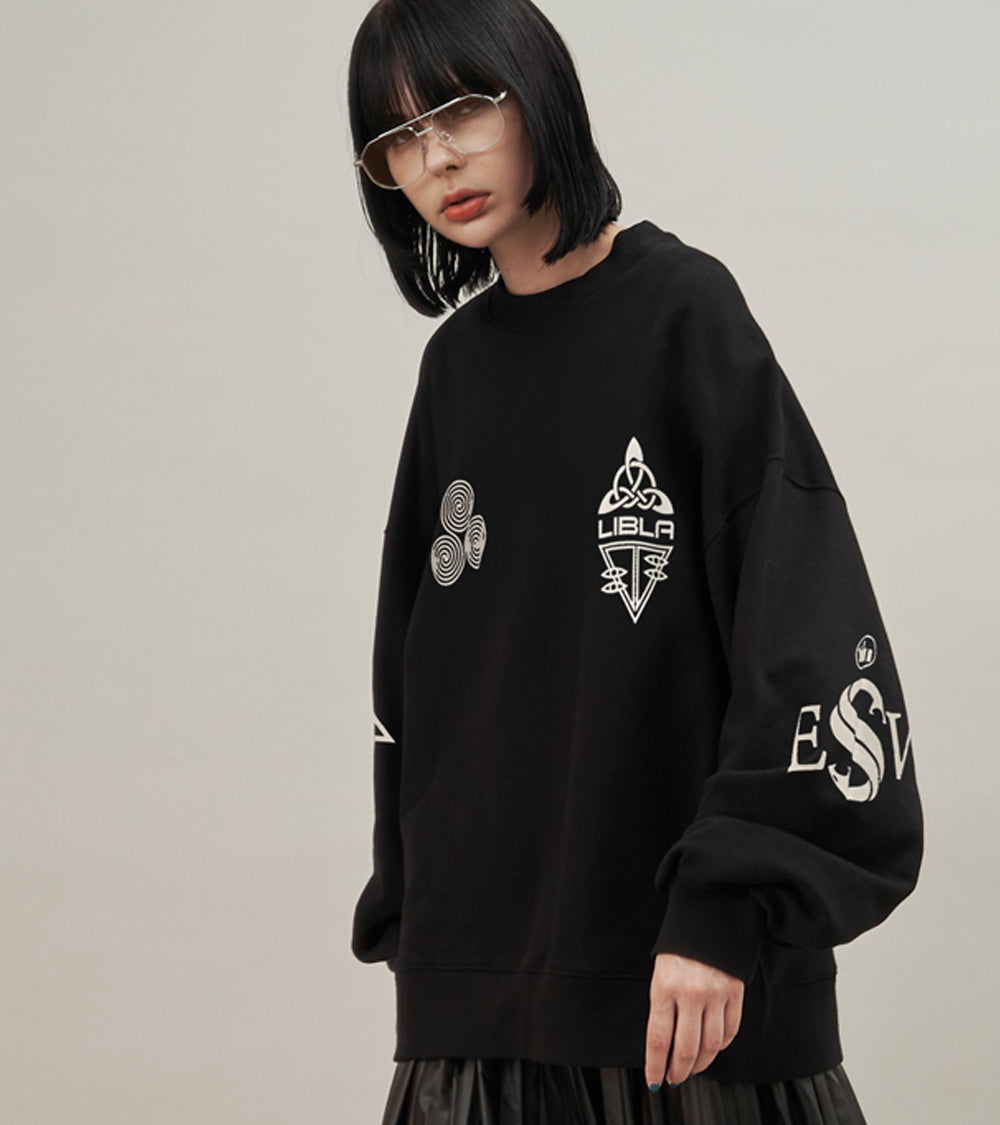 【SALE】LIBRA MULTIPRINT SWEAT